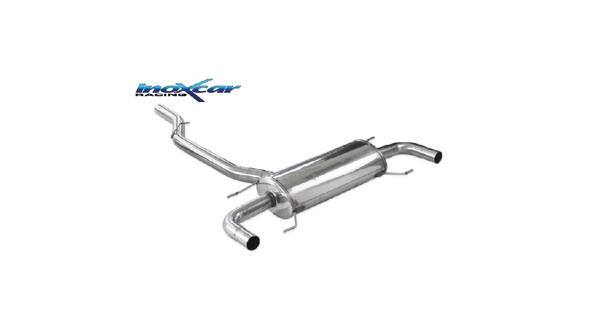 100%25+Inox+%C3%89chappement+Double+sur+mesure+pour+Alfa+Romeo+Guilia+2.0+200cv+2016-+%28uniquement+avec+diffuseur+Q4%29